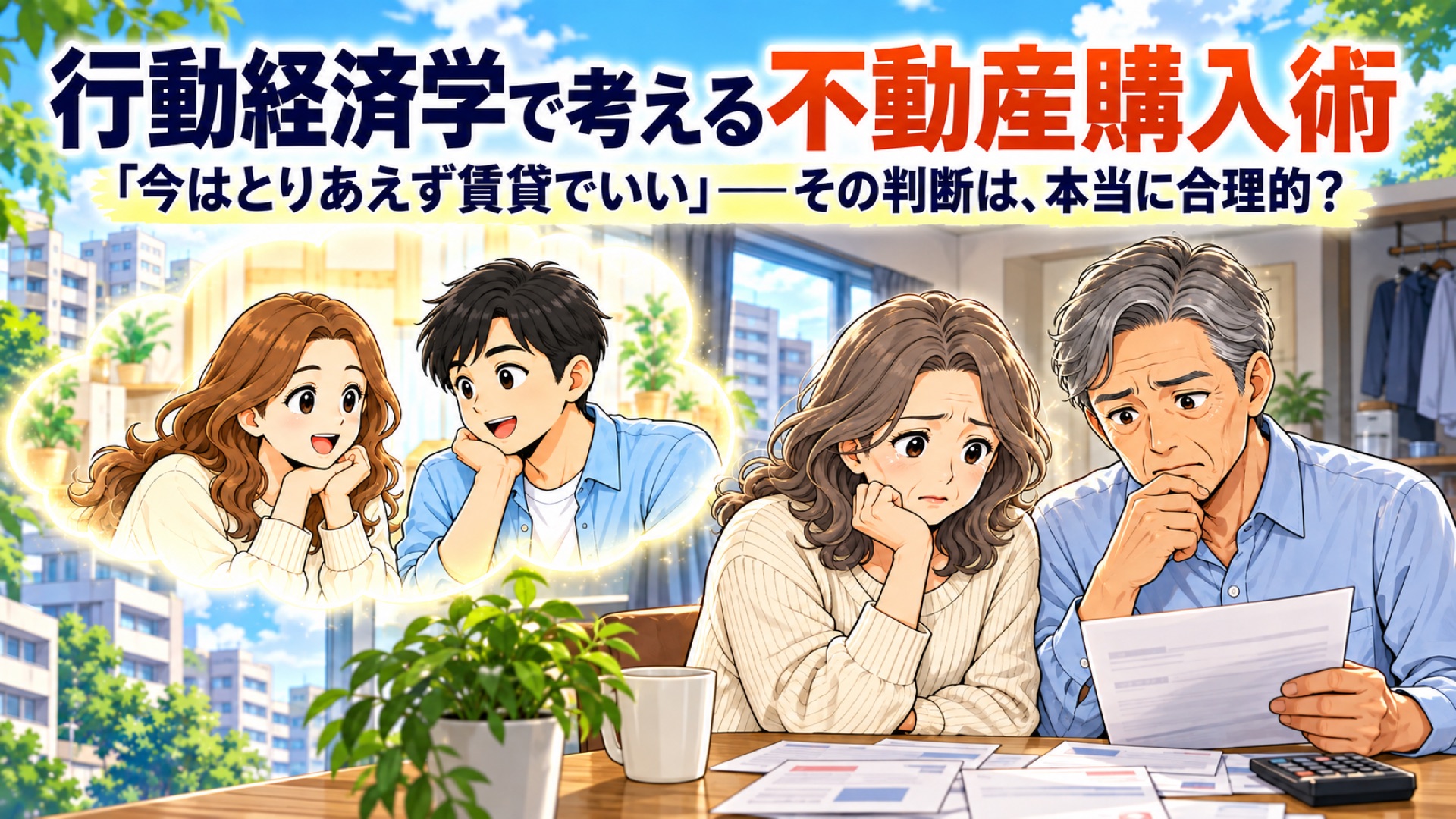不動産エージェント西山　行動経済学コラム　行動経済学で考える不動産購入術